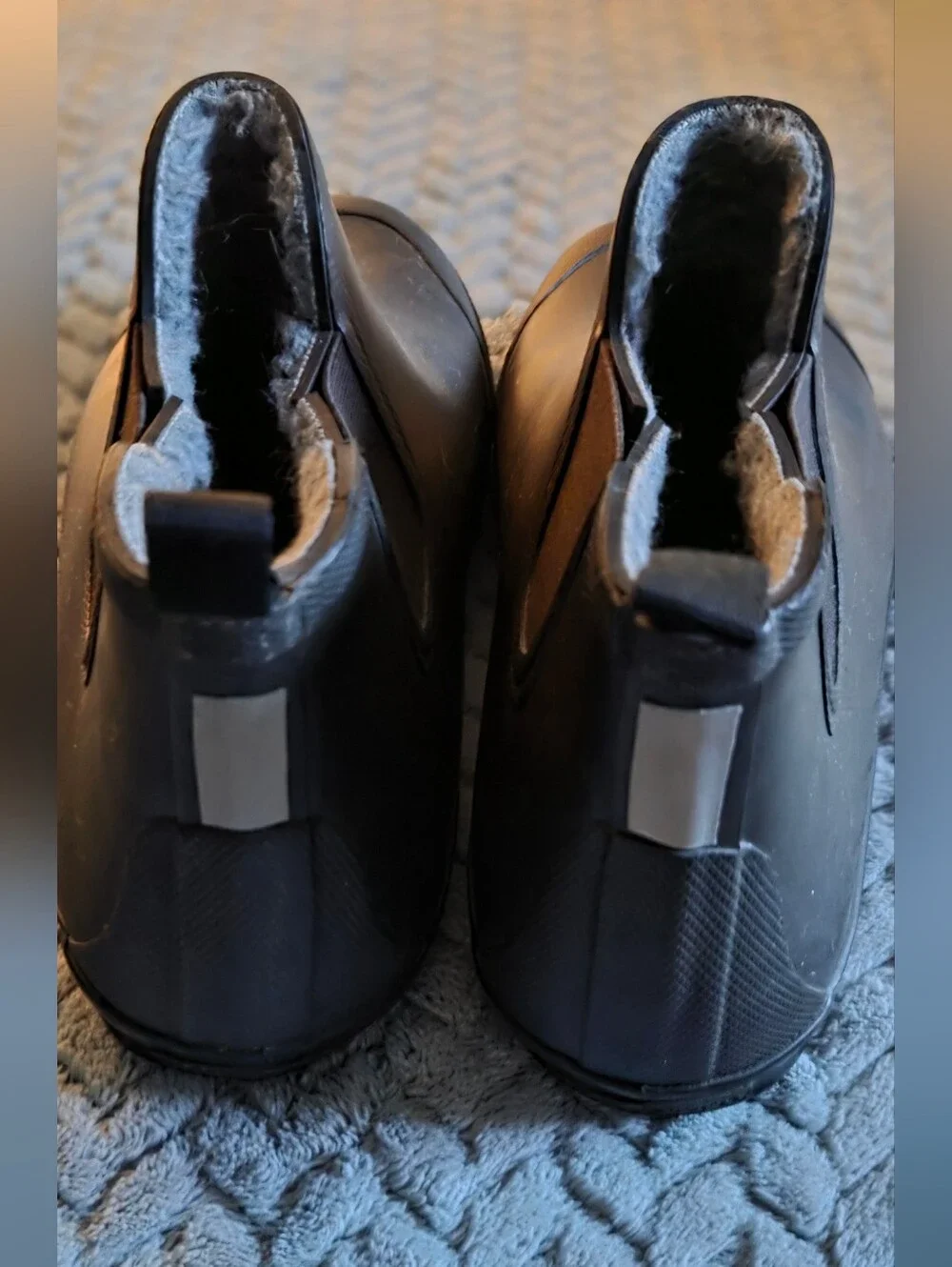 Tretorn Black Waterproof Chelsea Rain Boots Size 43